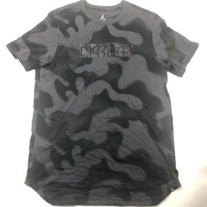 Jordan Camo Shirt Black Grey Gray Mens US XL